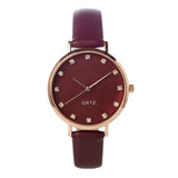 Womens Rhinestone Accented Fashion Watch