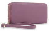 Dual Accordion Wristlet Wallet - Lavender