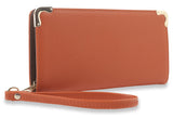 Accordion Wristlet Wallet - Orange