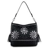 Daisy Rhinestone Hobo Handbag