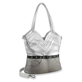 Corset Design Rhinestone Pattern Tote