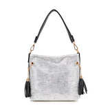 Sparkling Rhinestone Hobo Handbag