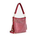 Sparkling Rhinestone Hobo Handbag