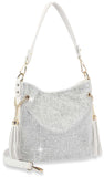 Sparkling Rhinestone Hobo Handbag