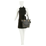 Chain Accented Tote Handbag