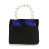 Pearl and Rhinestone Accented Petite Handbag
