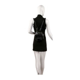 Ultra Petite Rhinestone Front Pocket Fashion Backpack