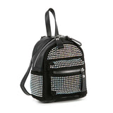 Ultra Petite Rhinestone Front Pocket Fashion Backpack