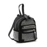 Ultra Petite Rhinestone Front Pocket Fashion Backpack