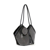 Rhinestone Covered Shoulder Bag Set