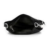 Rhinestone Accented Petite Shoulder Bag