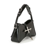 Unique Front Flap Small  Shoulder Bag