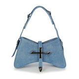 Unique Front Flap Small  Shoulder Bag