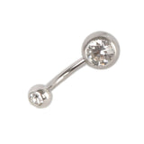 Set of 10 Dazzling Belly Button Rings