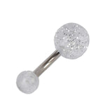 Set of 10 Dazzling Belly Button Rings