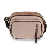 Genuine Leather Multi Pocket Crossbody