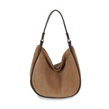 Classic Genuine Leather Hobo Handbag