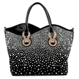 Rhinestone Ombre Design Elegant Tote