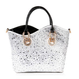 Rhinestone Ombre Design Elegant Tote