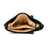 Rhinestone Signature Print Classic Tote Bag