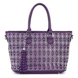 Rhinestone Patterned Tote Handbag