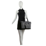 Bling Checkerboard Design Tote Handbag