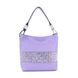 Rhinestone Bling Fashion Hobo Handbag