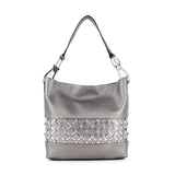 Rhinestone Bling Fashion Hobo Handbag