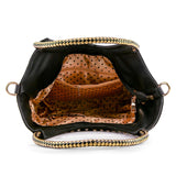 Decorative Rhinestone and Tassel Tote