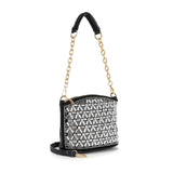 Rhinestone Covered Unique Crossbody Hobo