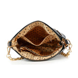Rhinestone Covered Unique Crossbody Hobo