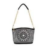 Rhinestone Unique Design Crossbody Sling