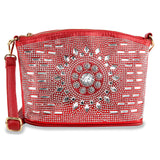 Rhinestone Unique Design Crossbody Sling