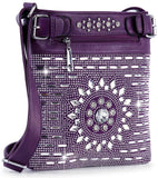 Brilliant Rhinestone Crossbody Sling