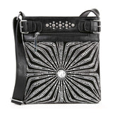 Unique Rhinestone Patterned Crossbody Sling