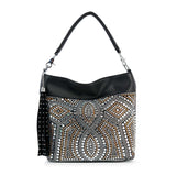 Rhinestone Bling Design Hobo Handbag