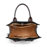 Accessorized Twist-Lock Handbag