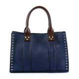 Accessorized Twist-Lock Handbag