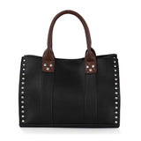 Accessorized Twist-Lock Handbag