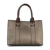 Accessorized Twist-Lock Handbag