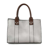 Accessorized Twist-Lock Handbag