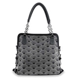 Art Deco Pattern Rhinestone Shoulder Bag