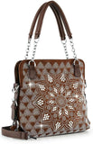 Boho Chic Rhinestone Shoulder Bag