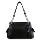 Patterned Rhinestone Shoulder Bag