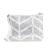 Rhinestone Grid Patterned Crossbody Sling