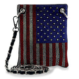 American Flag Petite Crossbody Sling