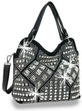 Rhinestone Design Fashion Handbag