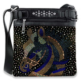 Rhinestone Horse Crossbody Sling