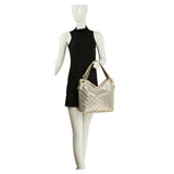 Chevron Design Rhinestone Handbag