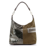 Multiple Textured Hobo Handbag